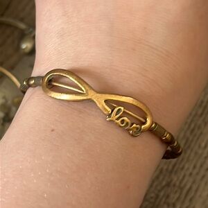 Alex and Ani infinity love bracelet